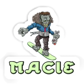 Macie Sticker Boarder Image