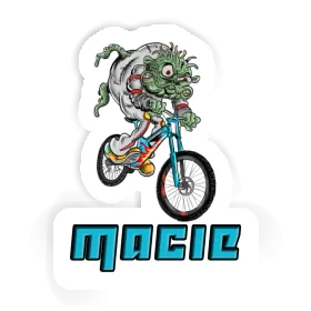 Aufkleber Downhill-Biker Macie Image
