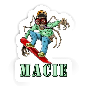 Sticker Macie Boarder Image