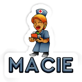 Autocollant Infirmière Macie Image