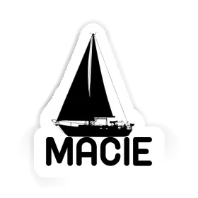 Sticker Macie Sailboat Image