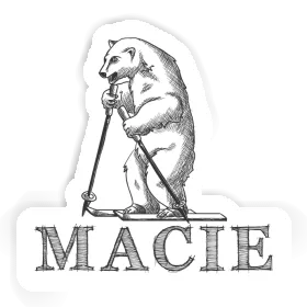 Sticker Skier Macie Image