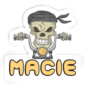 Motard Autocollant Macie Image