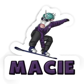 Macie Aufkleber Boarderin Image