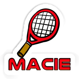 Autocollant Macie Raquette de tennis Image