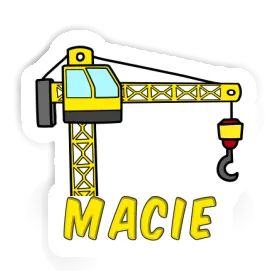 Macie Sticker Crane Image