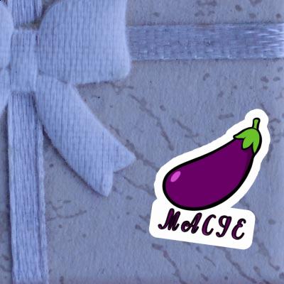 Aubergine Autocollant Macie Aubergine Autocollant Macie Image