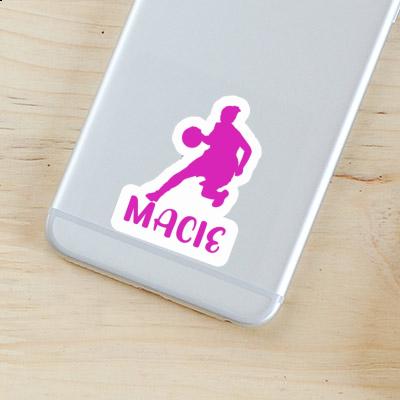Sticker Basketballspielerin Macie Laptop Image