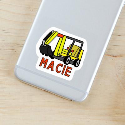 Sticker Macie Mini-Excavator Notebook Sticker Macie Mini-Excavator Gift package Image