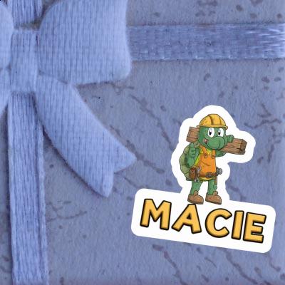 Bauarbeiter Aufkleber Macie Notebook Image