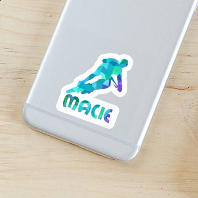 Sticker Biker Macie Laptop Image