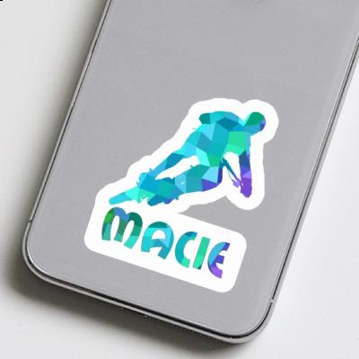 Sticker Macie Biker Laptop Image