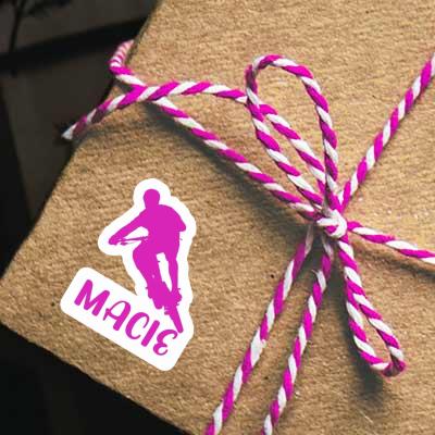 Biker Sticker Macie Laptop Biker Sticker Macie Laptop Image