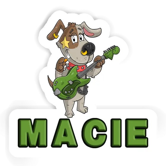 Sticker Macie Gitarrist Notebook Sticker Macie Gitarrist Gift package Image