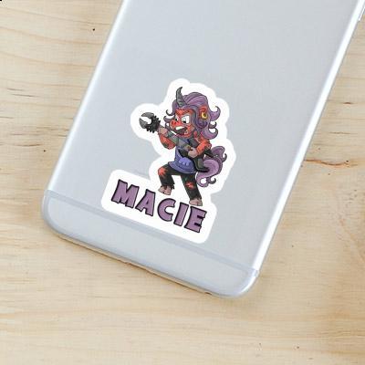 Macie Autocollant Rockeuse Notebook Image
