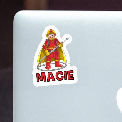 Autocollant Macie Pompier Notebook Image