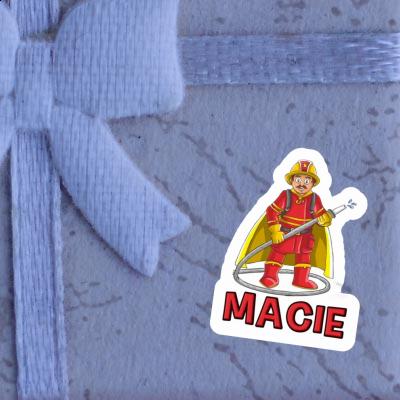 Autocollant Macie Pompier Image