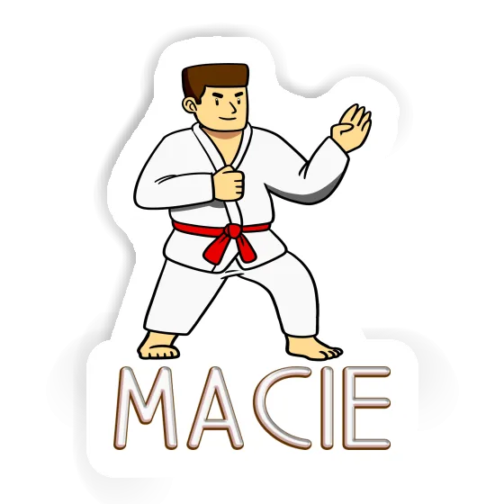 Macie Autocollant Karatéka Macie Autocollant Karatéka Image