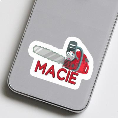 Tronçonneuse Autocollant Macie Image