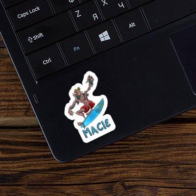 Macie Sticker Surfer Macie Sticker Surfer Image