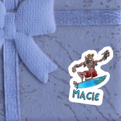 Macie Sticker Surfer Laptop Macie Sticker Surfer Laptop Image