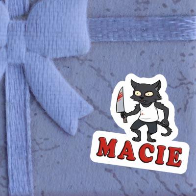 Macie Autocollant Chat psychopathe Gift package Image