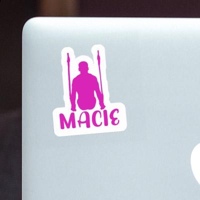 Sticker Ring gymnast Macie Laptop Image