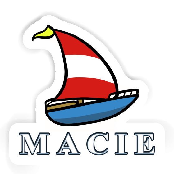 Sticker Segelboot Macie Notebook Sticker Segelboot Macie Gift package Image