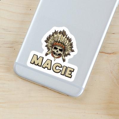 Aufkleber Macie Kinder Totenkopf Notebook Aufkleber Macie Kinder Totenkopf Gift package Image