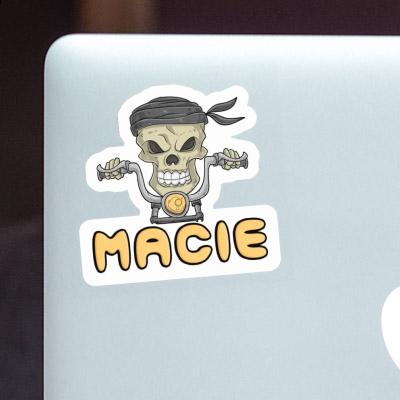 Sticker Macie Motorradfahrer Notebook Sticker Macie Motorradfahrer Gift package Image