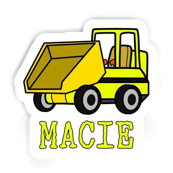 Sticker Macie Front Tipper Notebook Sticker Macie Front Tipper Gift package Image