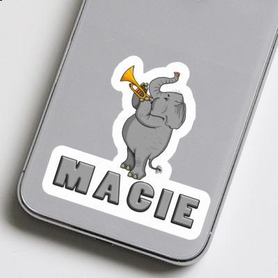 Autocollant Éléphant Macie Laptop Image