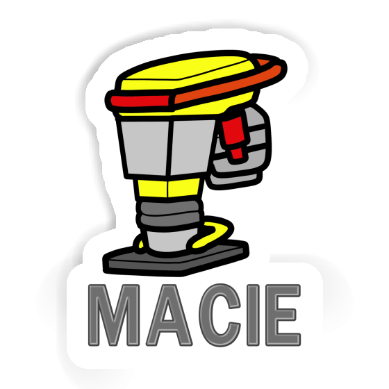 Sticker Macie Vibratory Rammer Notebook Sticker Macie Vibratory Rammer Gift package Image