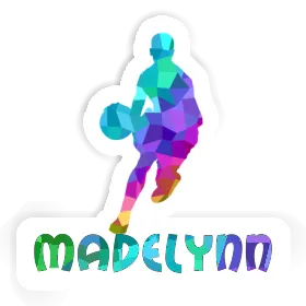 Madelynn Sticker Basketball Player Image