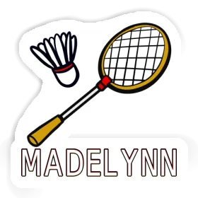 Sticker Madelynn Badminton Racket Image