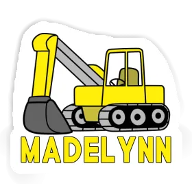 Sticker Madelynn Excavator Image