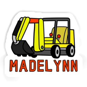 Madelynn Sticker Mini-Excavator Image