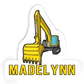 Sticker Excavator Madelynn Image