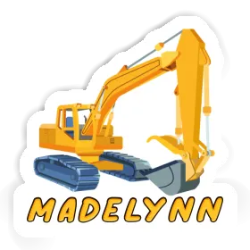 Sticker Madelynn Excavator Image