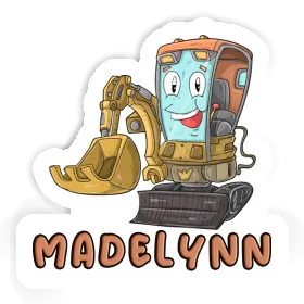 Excavator Sticker Madelynn Image