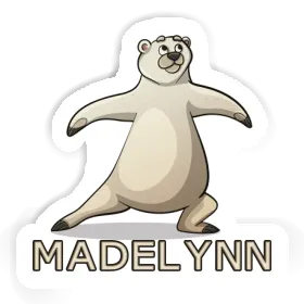 Sticker Madelynn Bear Image