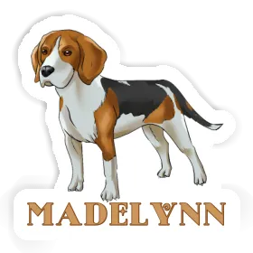 Beagle Dog Sticker Madelynn Image