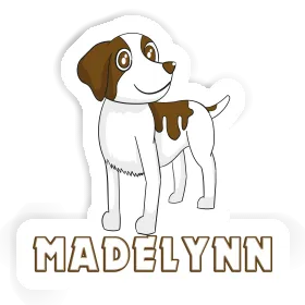 Autocollant Madelynn Bretagne chien Image