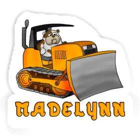 Bulldozer Sticker Madelynn Image