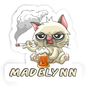 Sticker Bad Cat Madelynn Image