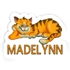 Sticker Chilling Cat Madelynn Image