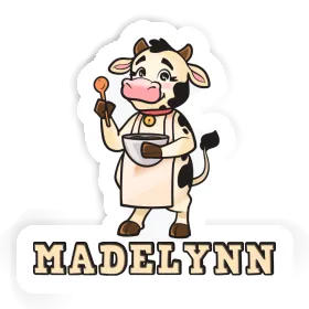 Kuh Aufkleber Madelynn Image