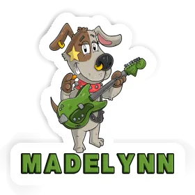 Sticker Madelynn Guitarist Image