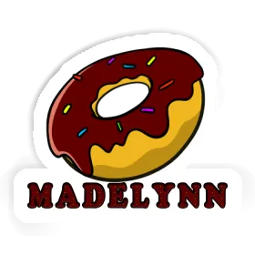 Madelynn Autocollant Donut Image