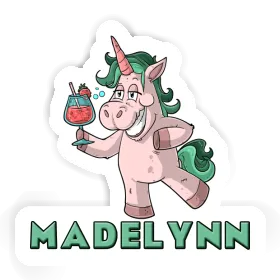 Madelynn Sticker Party Unicorn Image